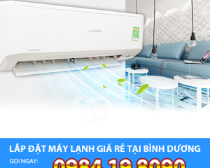 Dịch vụ lắp đặt máy lạnh giá rẻ tại Bình Dương