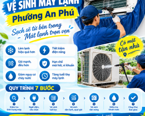 Vệ sinh máy lạnh phường An Phú Thuận An| Giá cạnh tranh