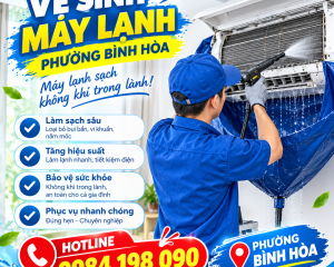 Vệ Sinh Máy Lạnh Bình Hòa – Quy Trình Chuẩn, Tận Nhà | Điện Lạnh Hải Vân