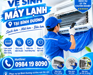 Dịch vụ vệ sinh máy lạnh tại Bình Dương