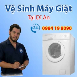 Dịch vụ vệ sinh máy giặt tại Dĩ An